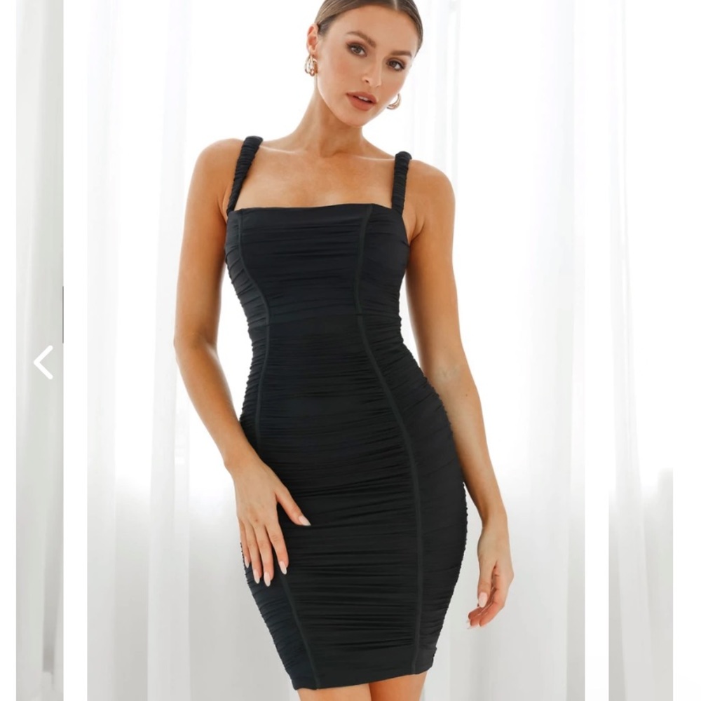Sexy Ruched bodycon dress